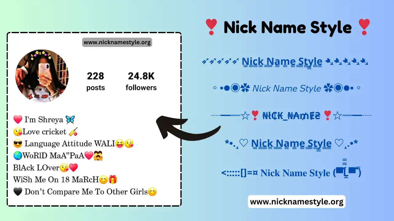 Nick Name Styles